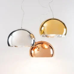 Kartell FL/Y - LED-Pendellampe, kupfer glänzend