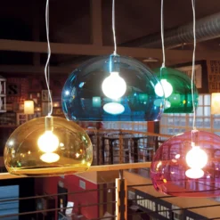 Kartell FL/Y - LED-Pendellampe, salbeigrün