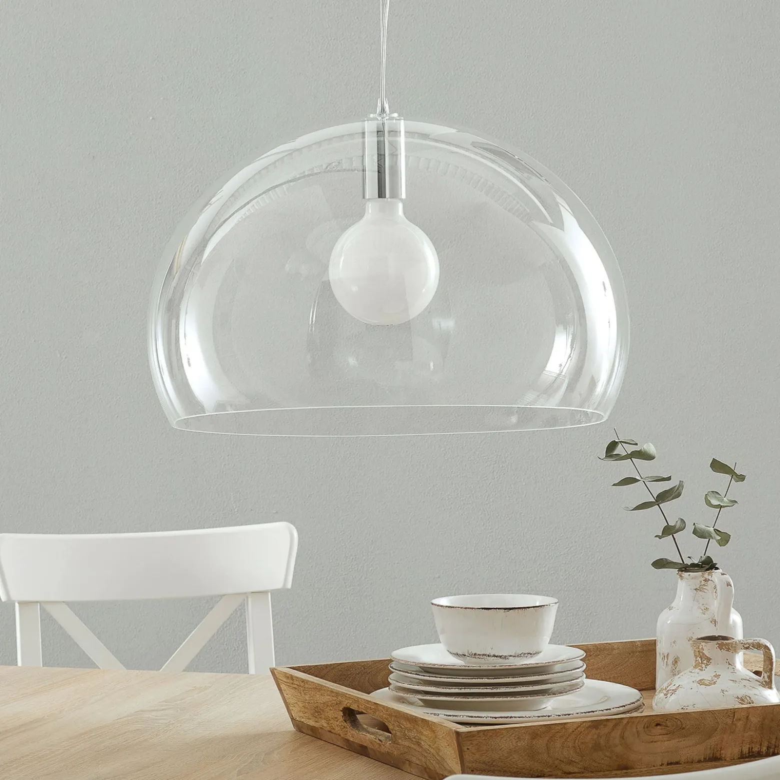 Kartell FL/Y - LED-Pendellampe, transparent