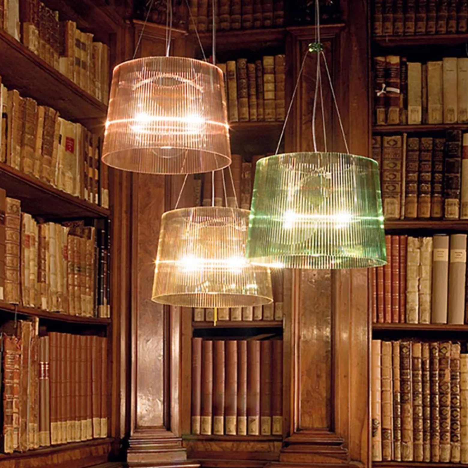 Kartell Gé LED-Hängeleuchte grün