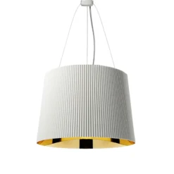 Kartell Gé LED-Hängeleuchte, weiß/gold
