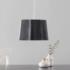 Kartell Gè - LED-Pendellampe, schwarz-golden