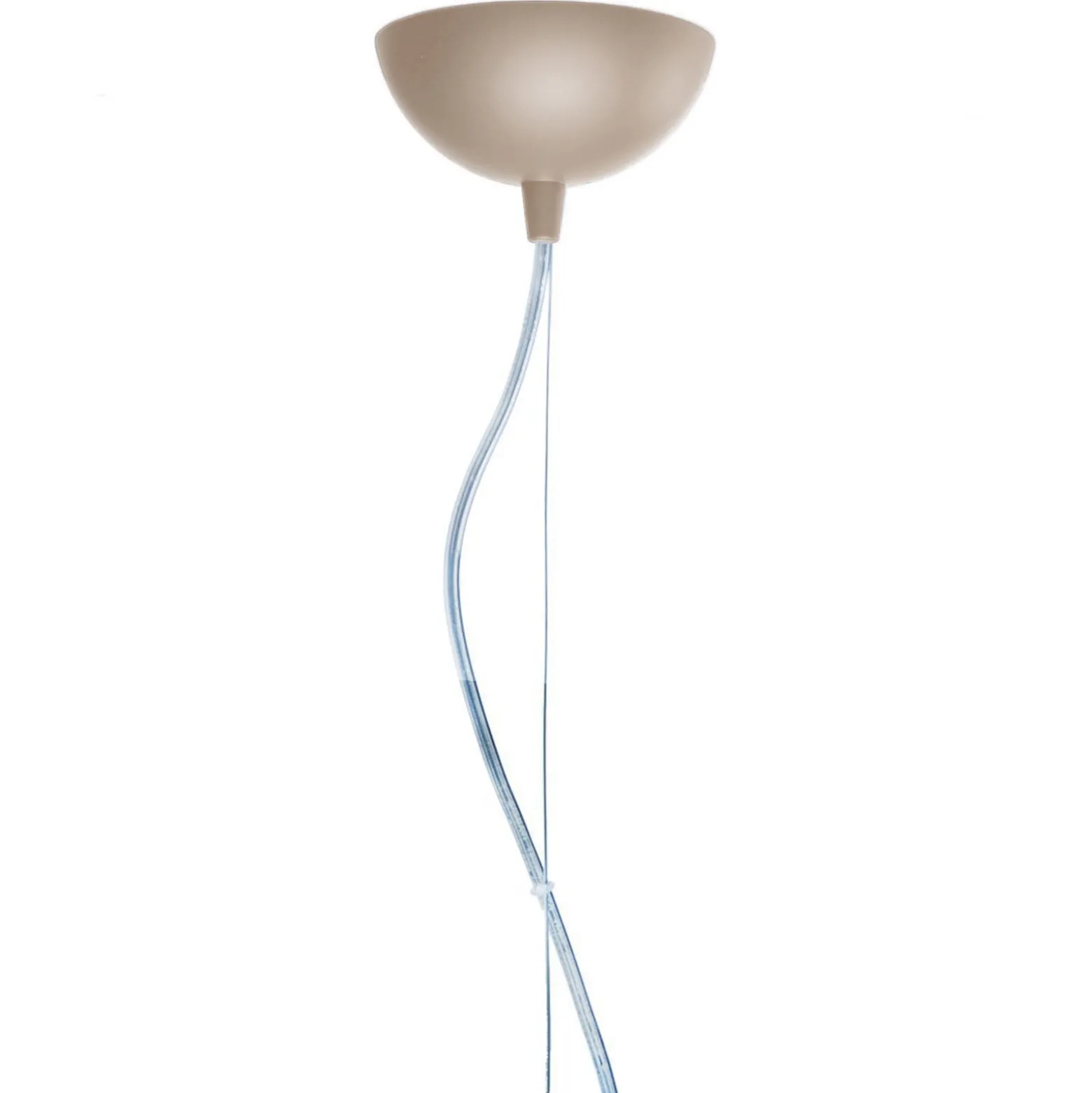 Kartell Hängeleuchte Kabuki, taubengrau, Ø 50 cm