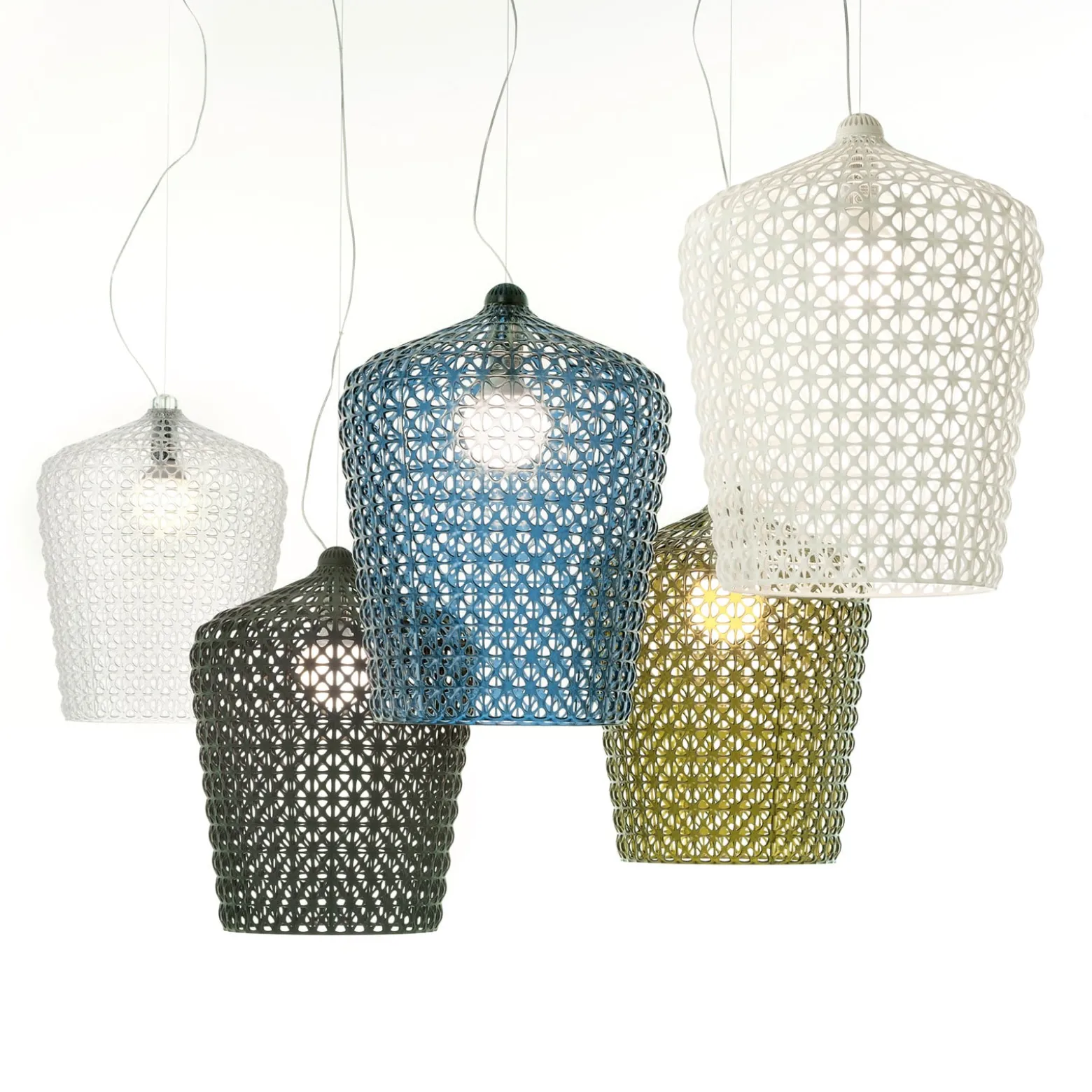Kartell Kabuki - Designer-Hängeleuchte, grün
