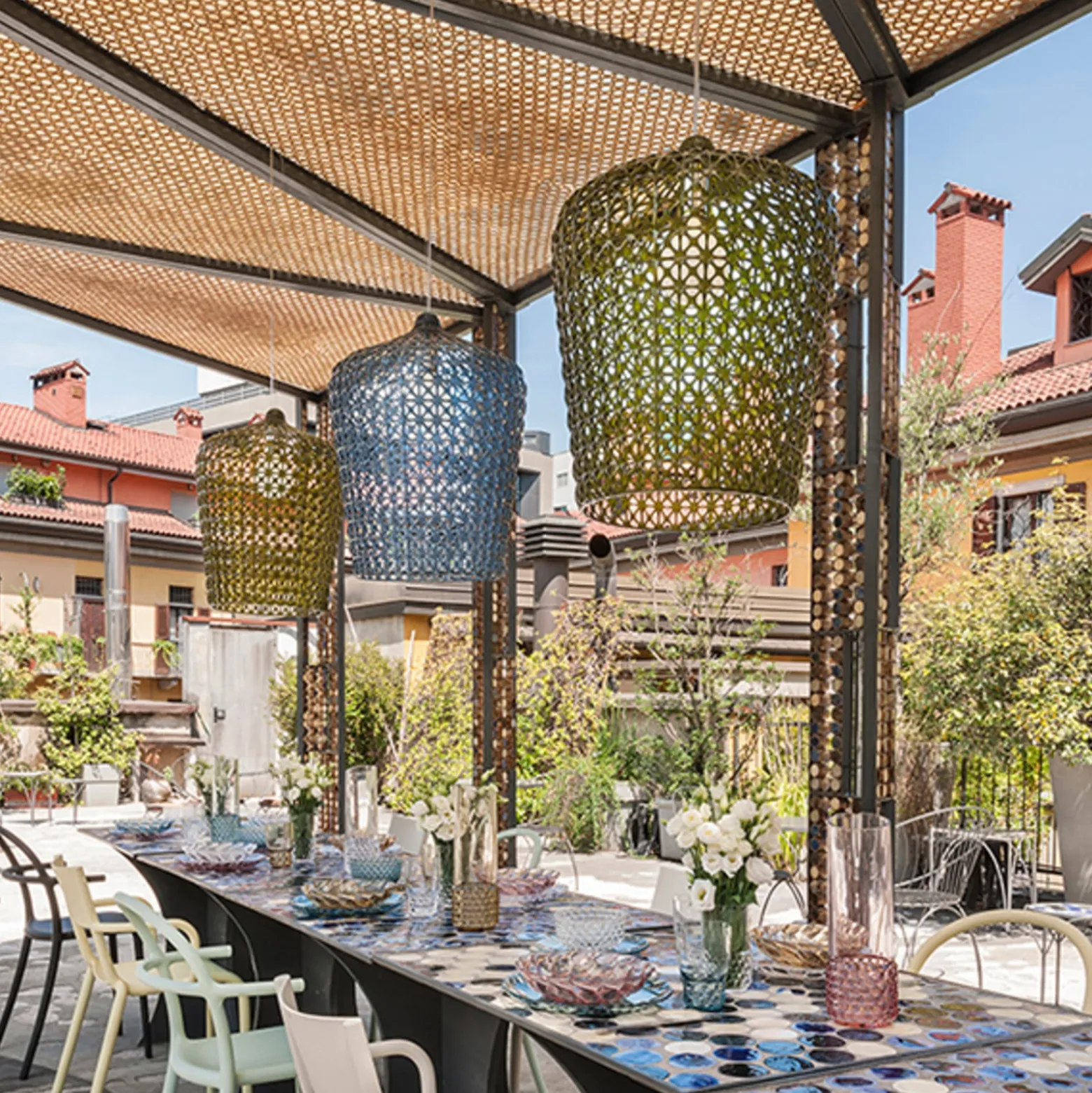 Kartell Kabuki - Designer-Hängeleuchte, grün