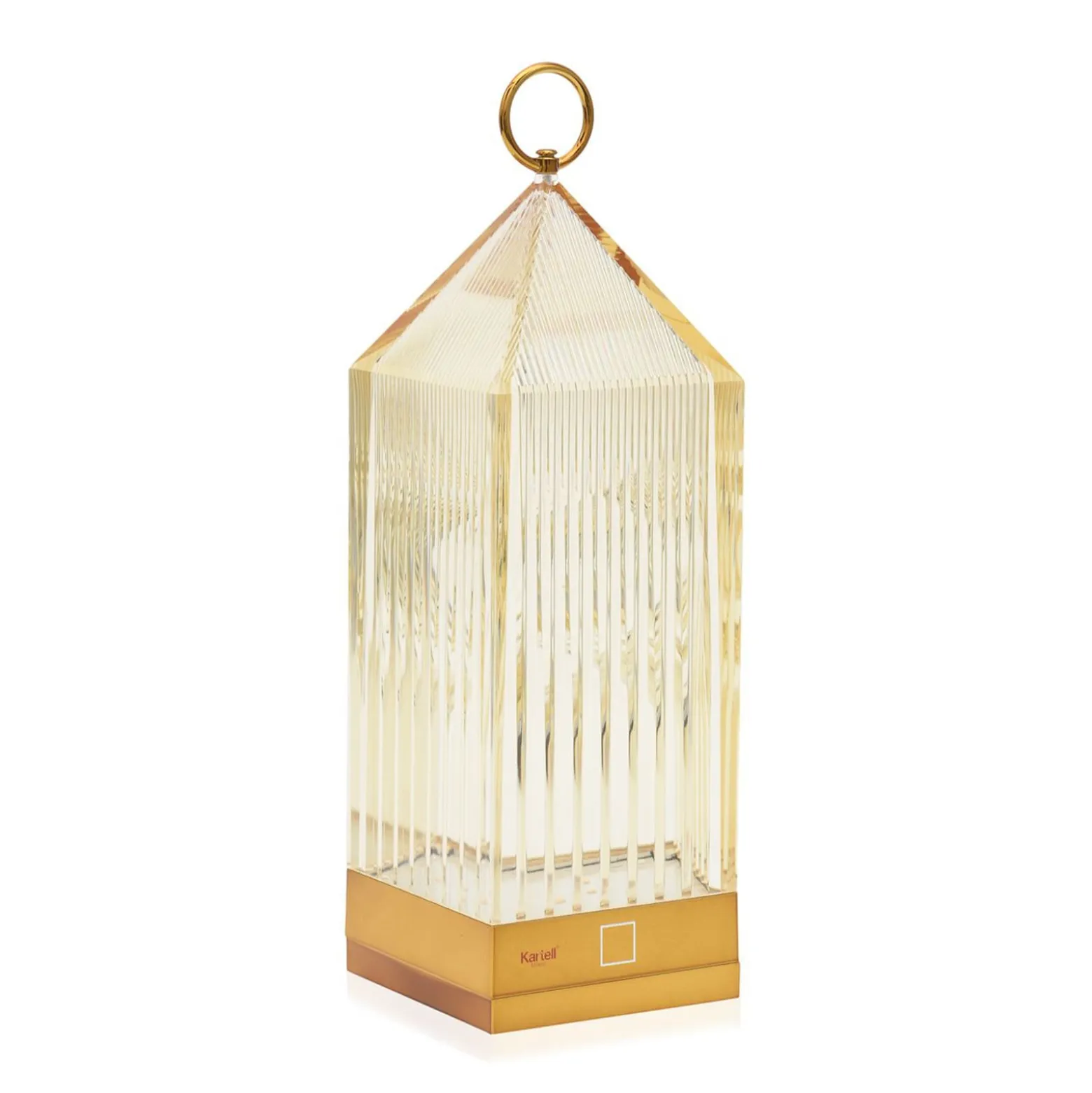Kartell Lantern LED-Tischleuchte, bernstein IP54