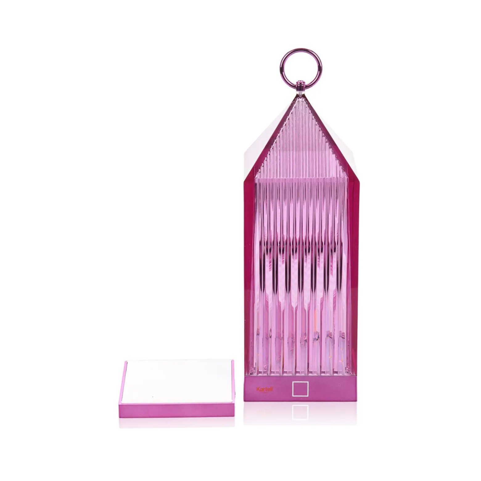 Kartell Lantern LED-Tischleuchte, lilafarben IP54