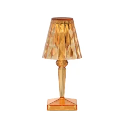 Kartell LED-Akku-Tischlampe Battery, 30 cm, orange, IP54