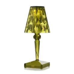 Kartell LED-Akku-Tischlampe Battery, 26 cm, grün, IP54