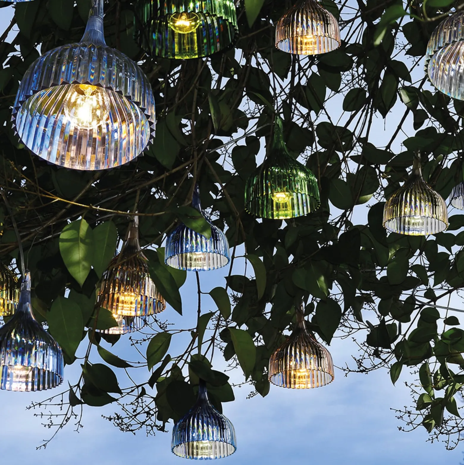 Kartell É - Pendelleuchte mit LED, transparent