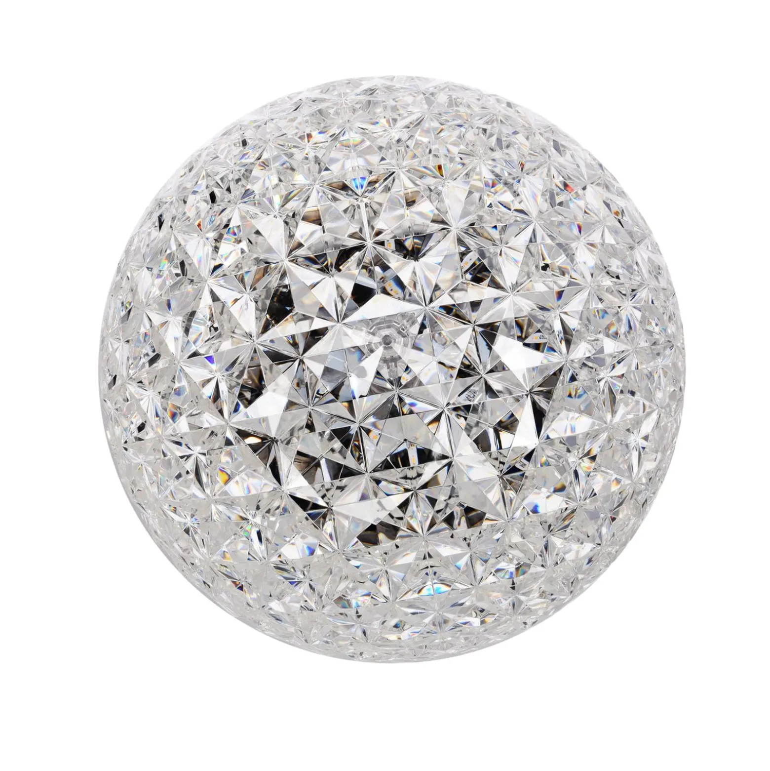 Kartell Planet LED-Tischlampe mit Fuß, transparent