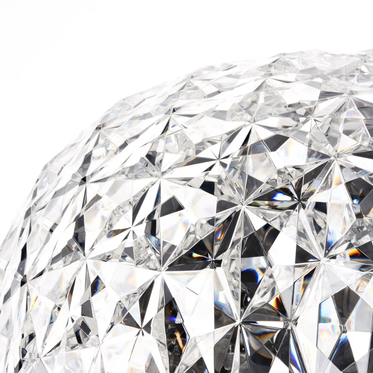 Kartell Planet LED-Tischlampe mit Fuß, transparent