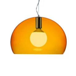 Kartell Small FL/Y LED-Hängeleuchte orange