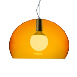 Kartell Small FL/Y LED-Hängeleuchte orange