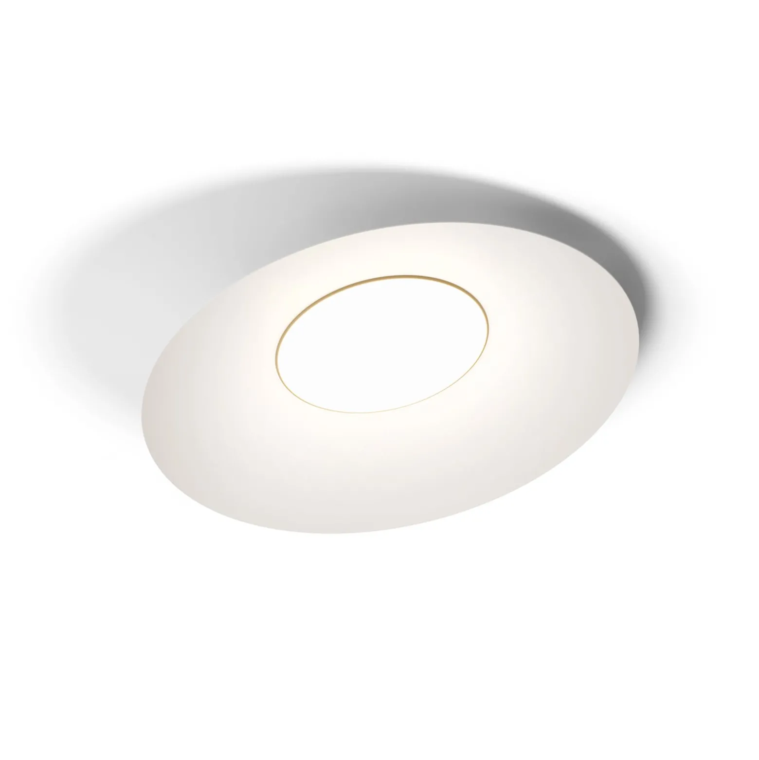 kdln LED-Deckenlampe Kate, 2.700 K, weiß, Ø 90 cm, Metall