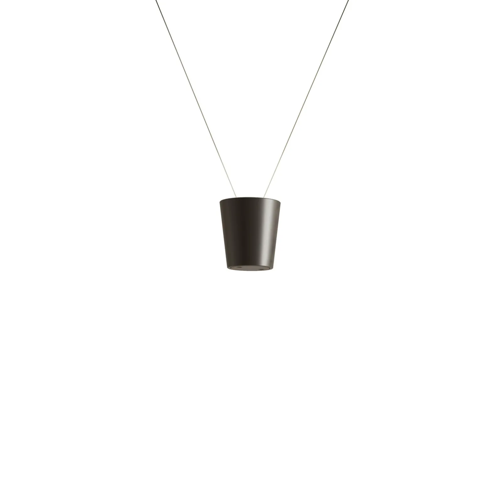 kdln LED-Designer-Hängelampe Sling, 2.700 K, 1-fl., schwarz