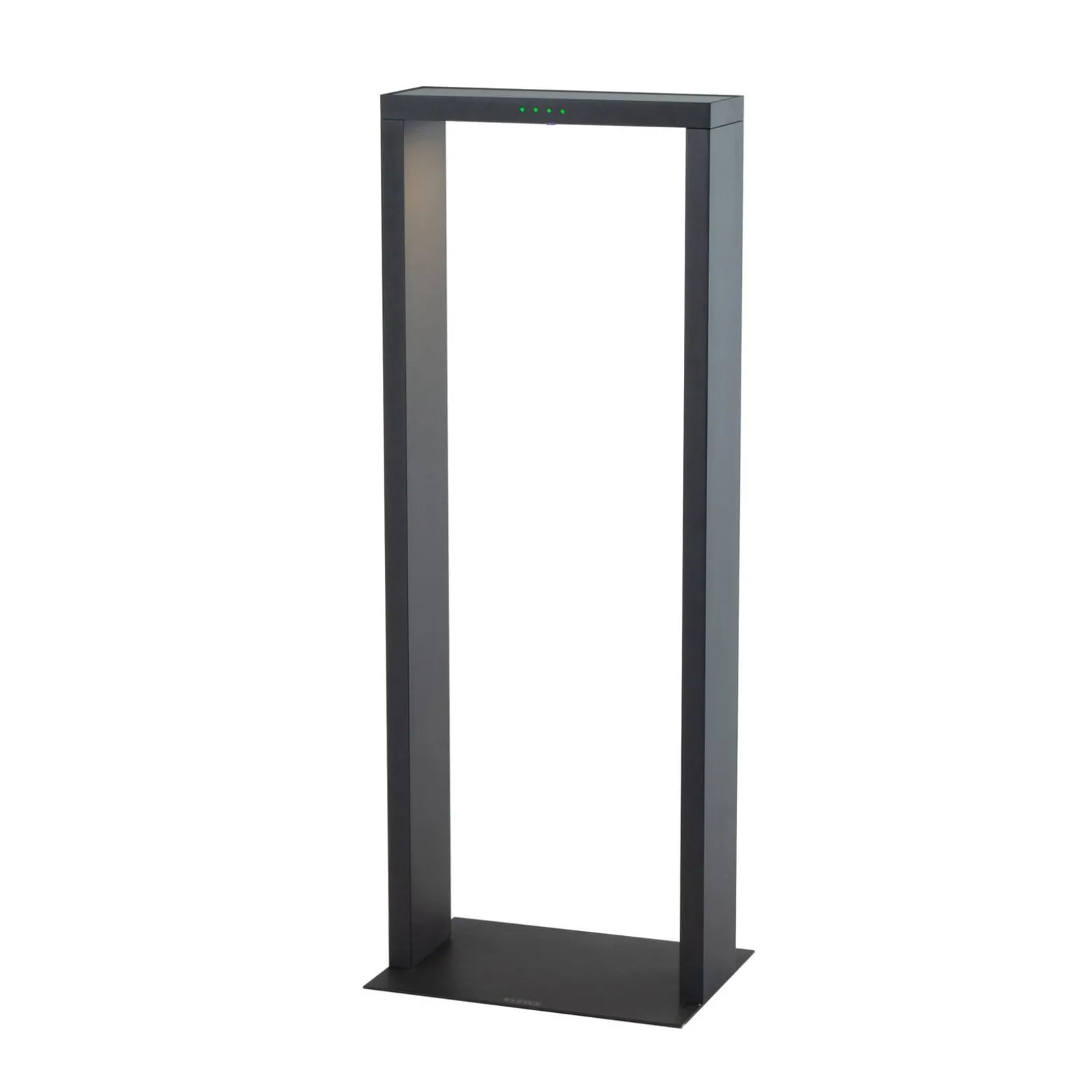 KLEWE LED-Solarlampe AXIS MAXI, anthrazit, 65 cm, Alu, IP65