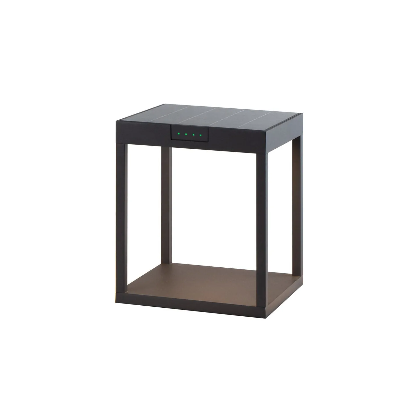 KLEWE LED-Solarlampe RADIA GROUND, anthrazit, 25 cm Alu IP65
