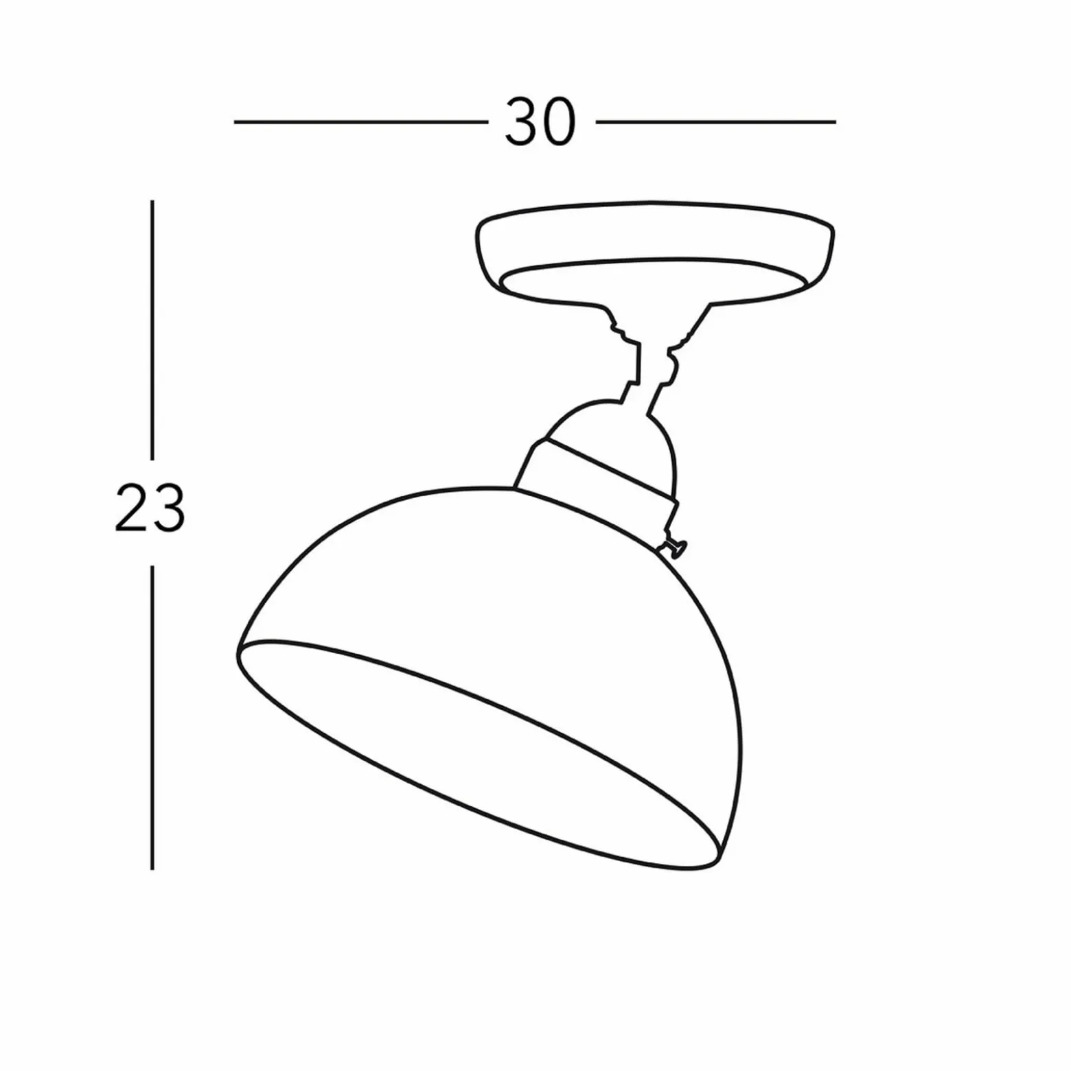 KOLARZ Deckenlampe Nonna, Ø 30 cm, Trauben, Rand glatt