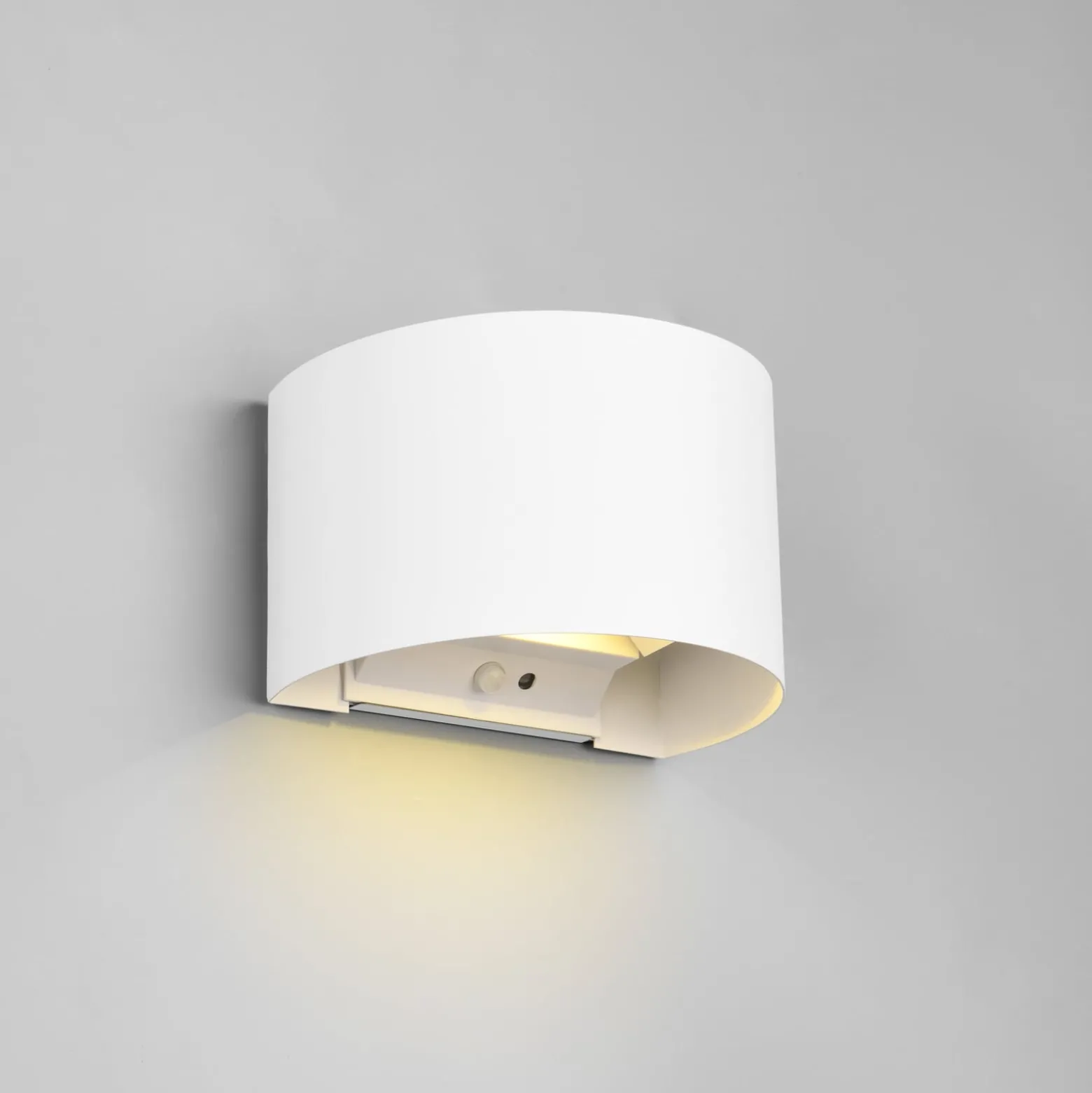 LED-Akku-Außenwandlampe Talent, weiß, Breite 16 cm, Sensor