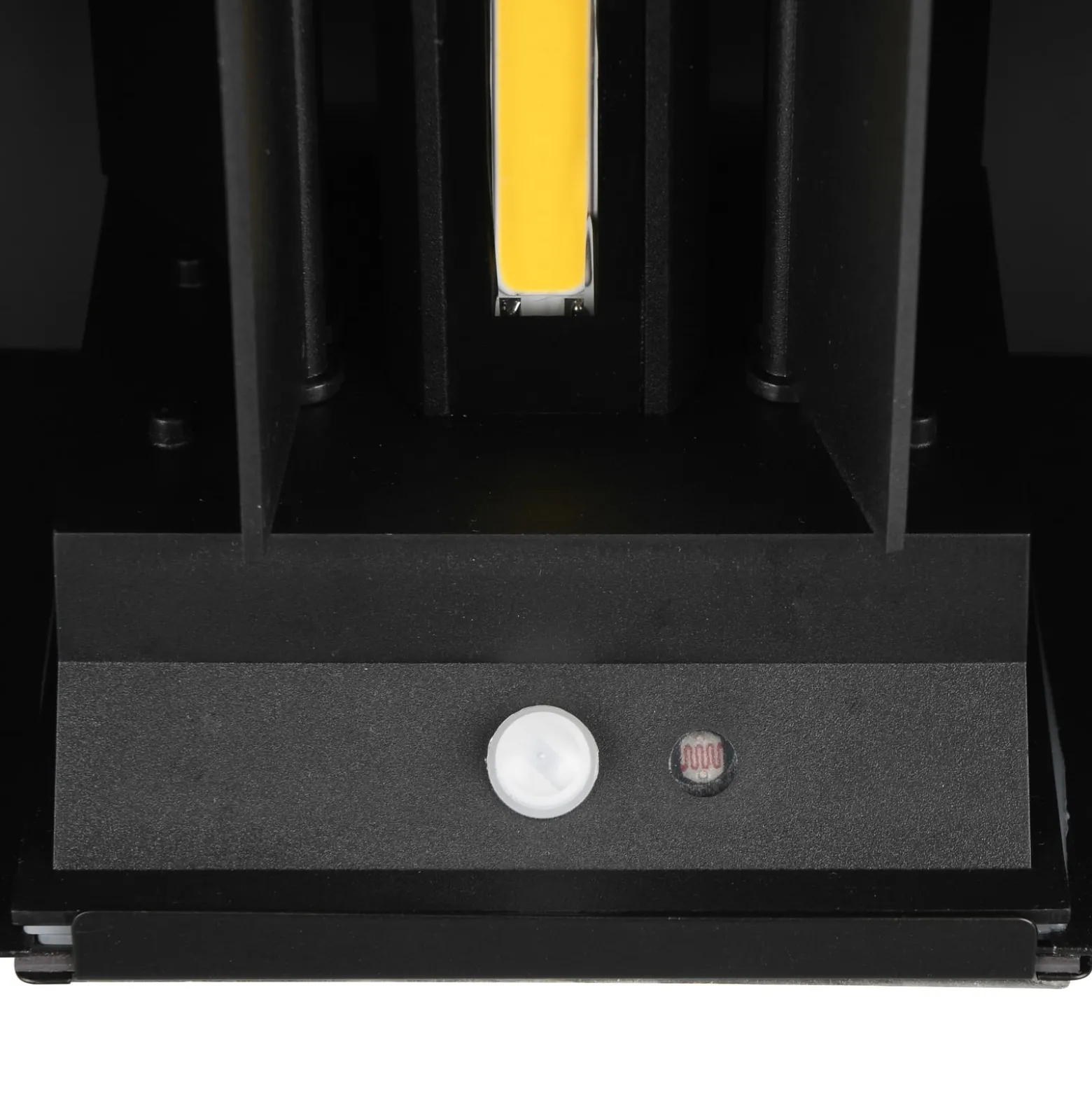 LED-Akku-Außenwandlampe Talent, schwarz, Breite 16 cm Sensor