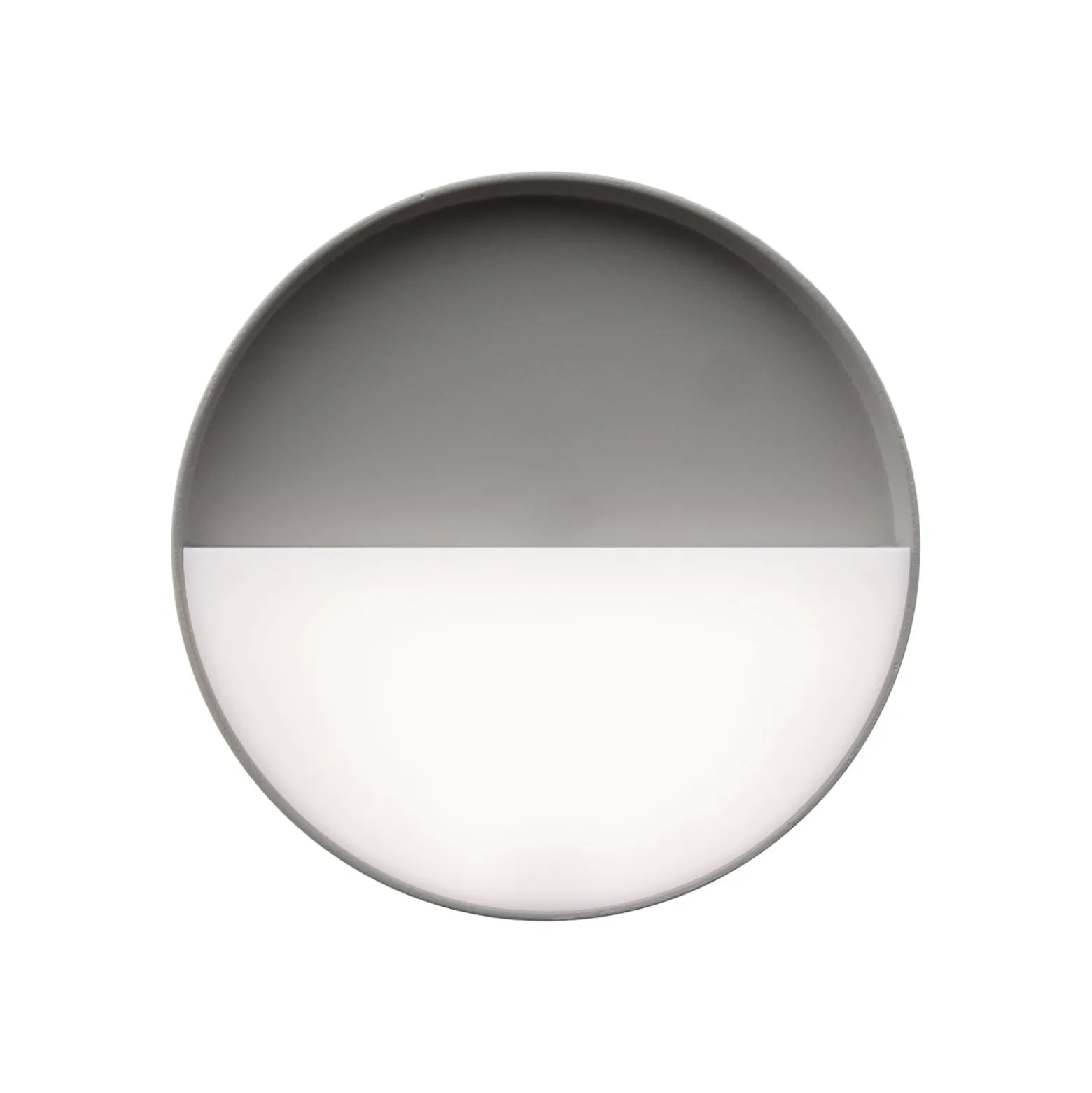 LED-Akku-Außenwandleuchte Meg, sandfarben, Ø 15 cm