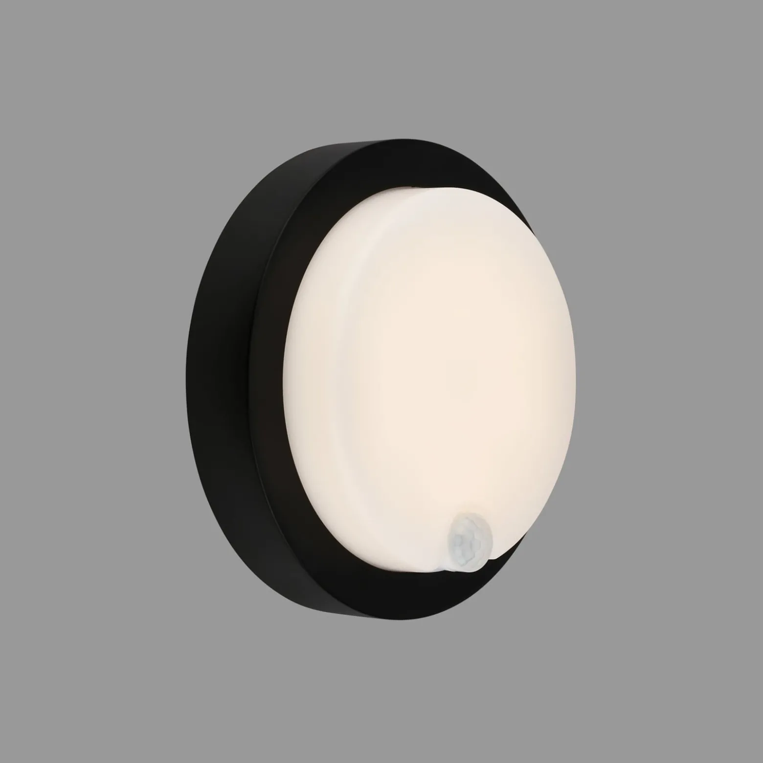 LED-Akku-Außenwandleuchte 3765015, Sensor, schwarz