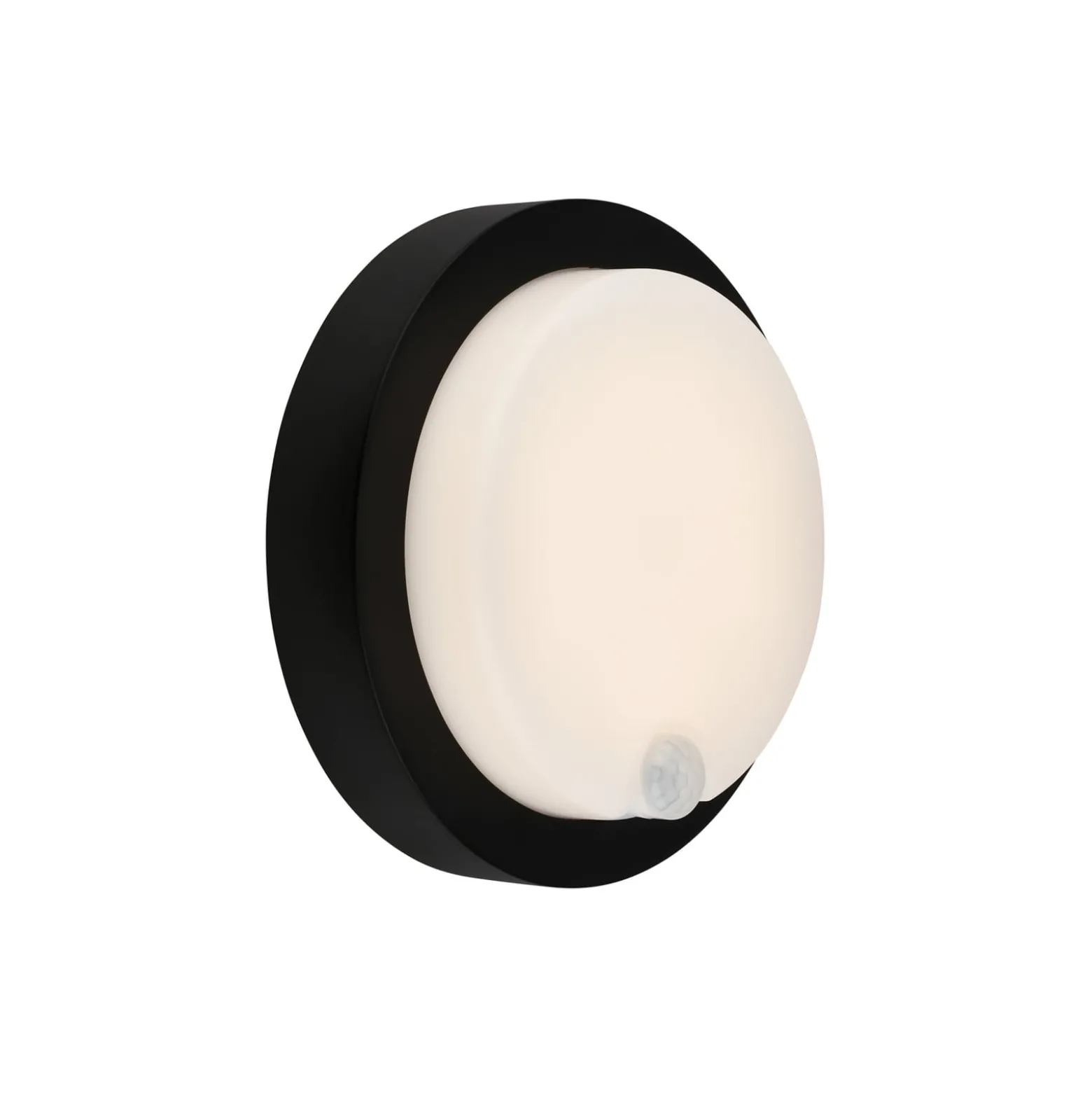 LED-Akku-Außenwandleuchte 3765015, Sensor, schwarz