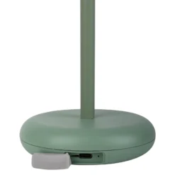 LED-Akku-Terrassenleuchte Pasi, mint Höhe 26 cm Metall Touch