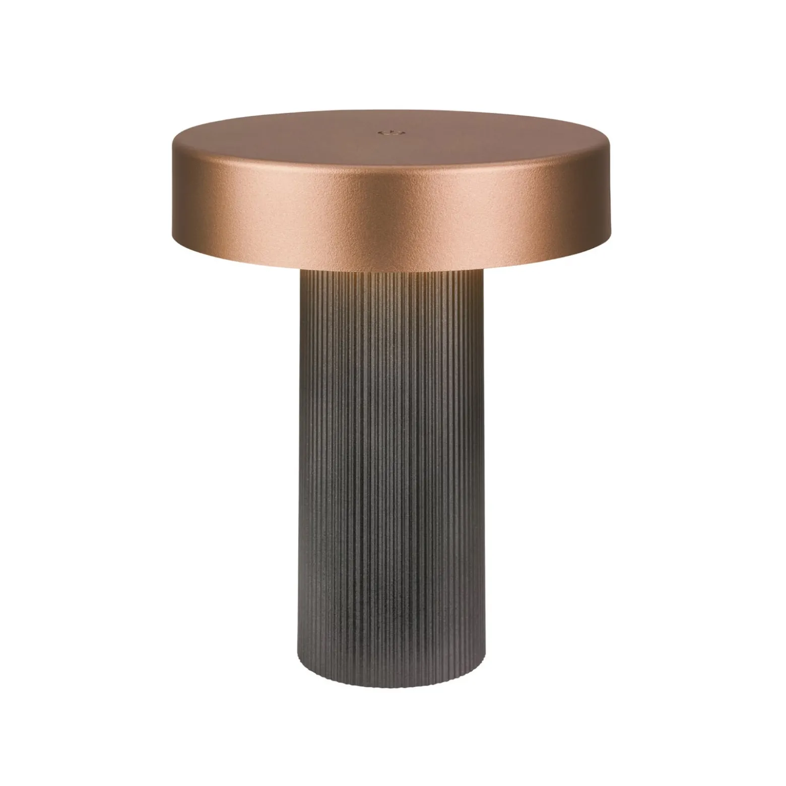 LED-Akku-Tischlampe Bito, bronze/anthrazit, Höhe 20 cm, IP44