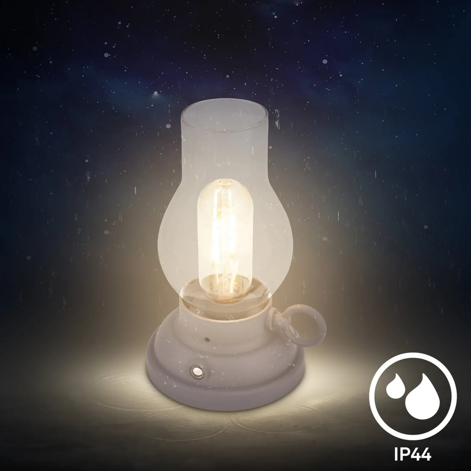 LED-Akku-Tischlampe Brilo unplugged Kanea, anthrazit, 18 cm