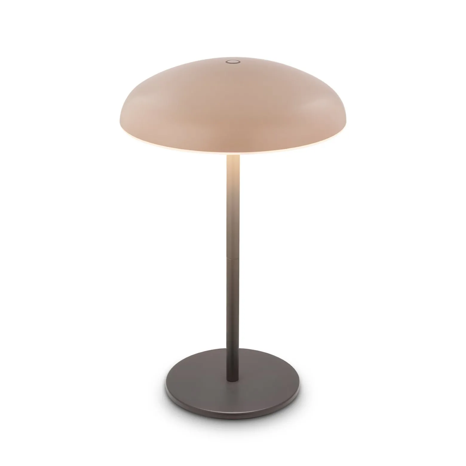 LED-Akku-Tischlampe Brilo unplugged Caxa 30, beige/anthrazit