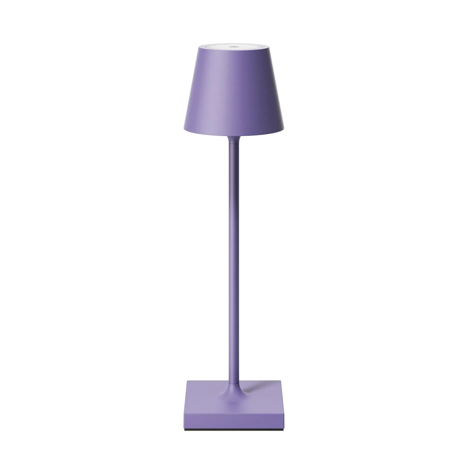 LED-Akkutischlampe Nuindie pocket, lila, IP54, dimmbar