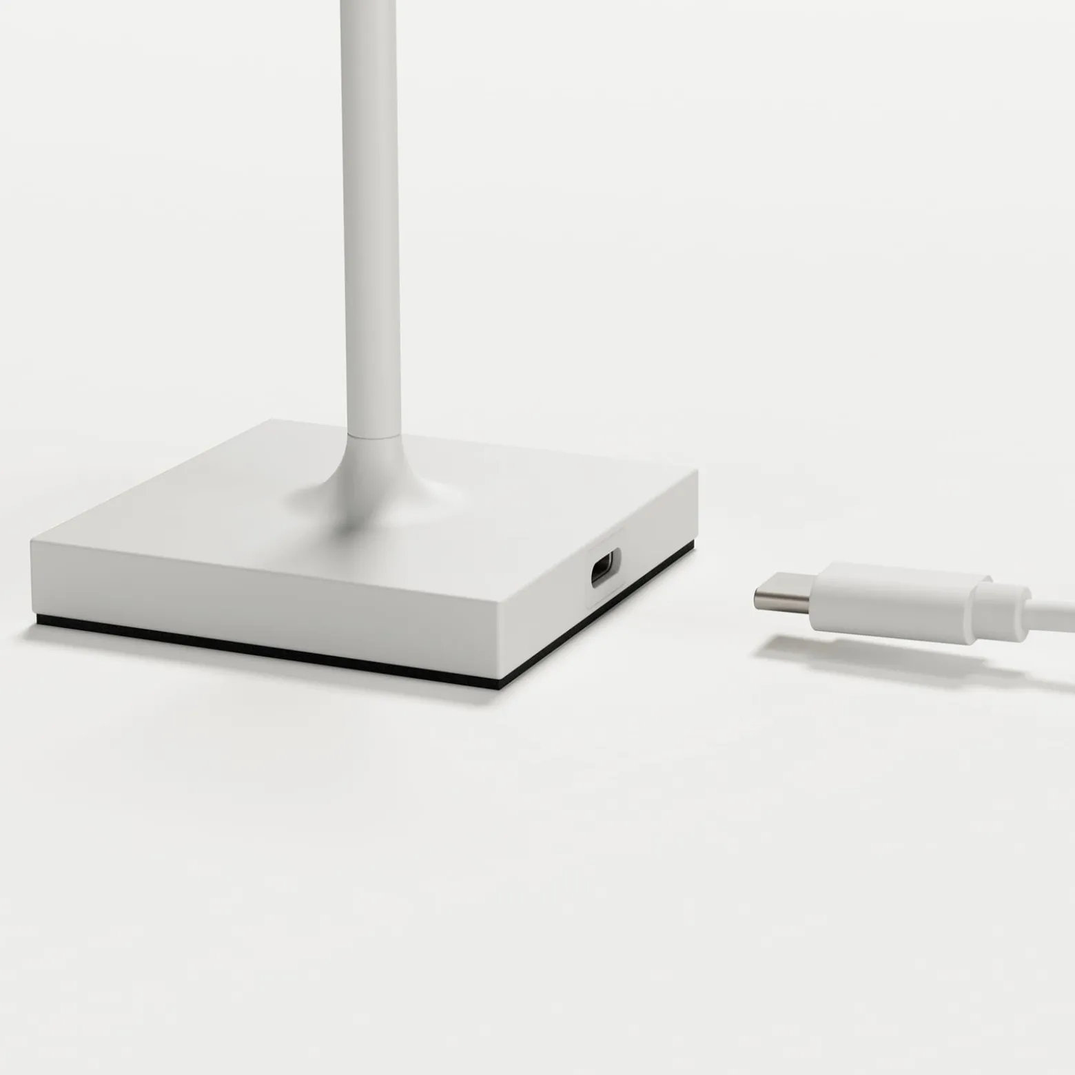 LED-Akkutischlampe Nuindie pocket, weiß, IP54, dimmbar