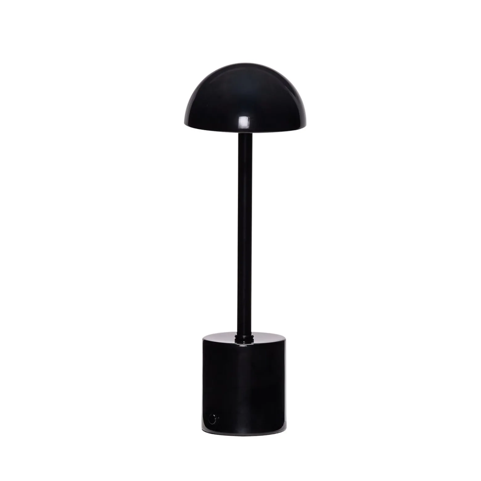 LED-Akku-Tischlampe Taten, schwarz, Höhe 30 cm, Metall