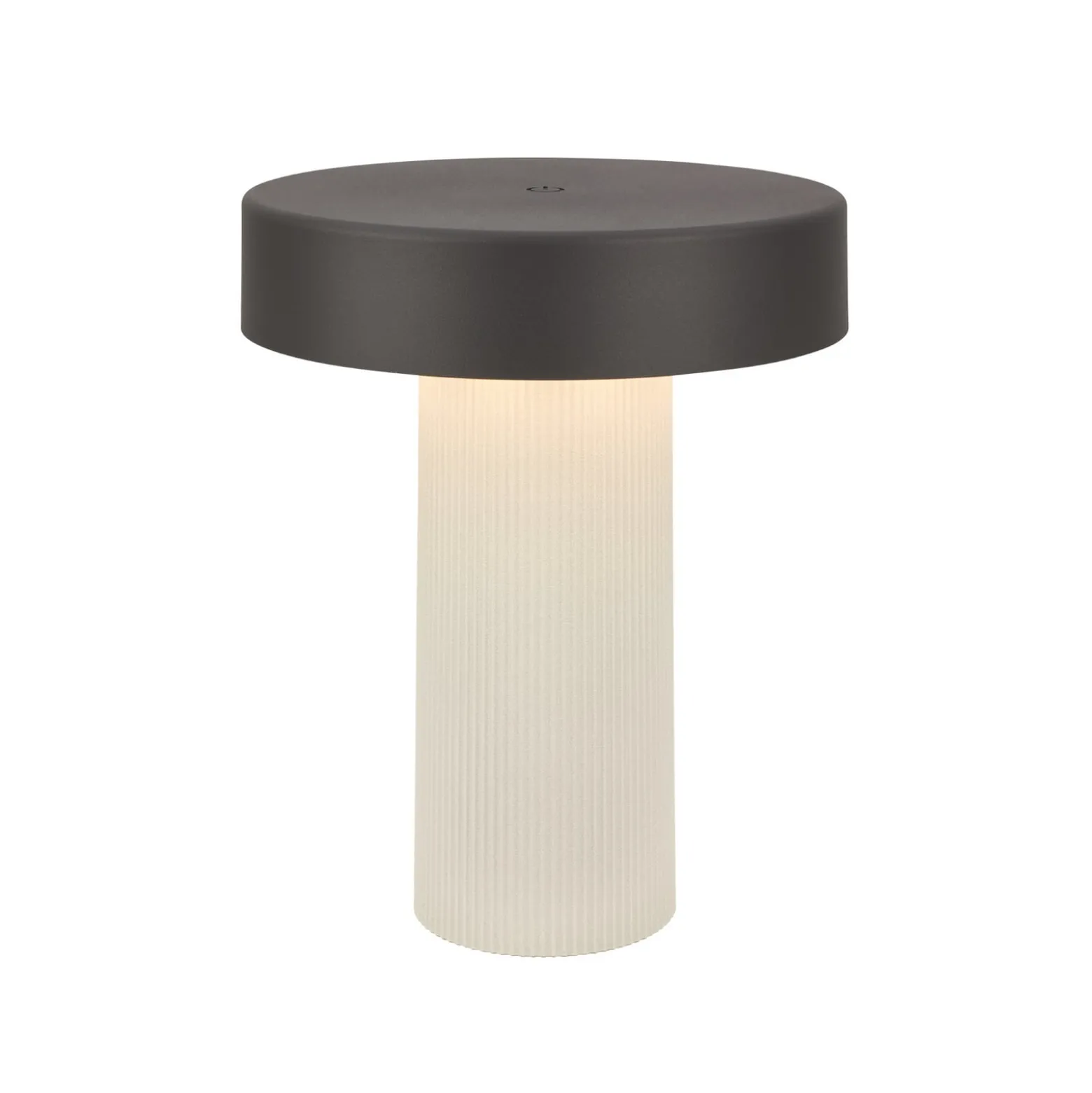 LED-Akku-Tischleuchte Bito, anthrazit/weiß, Höhe 20 cm, IP44