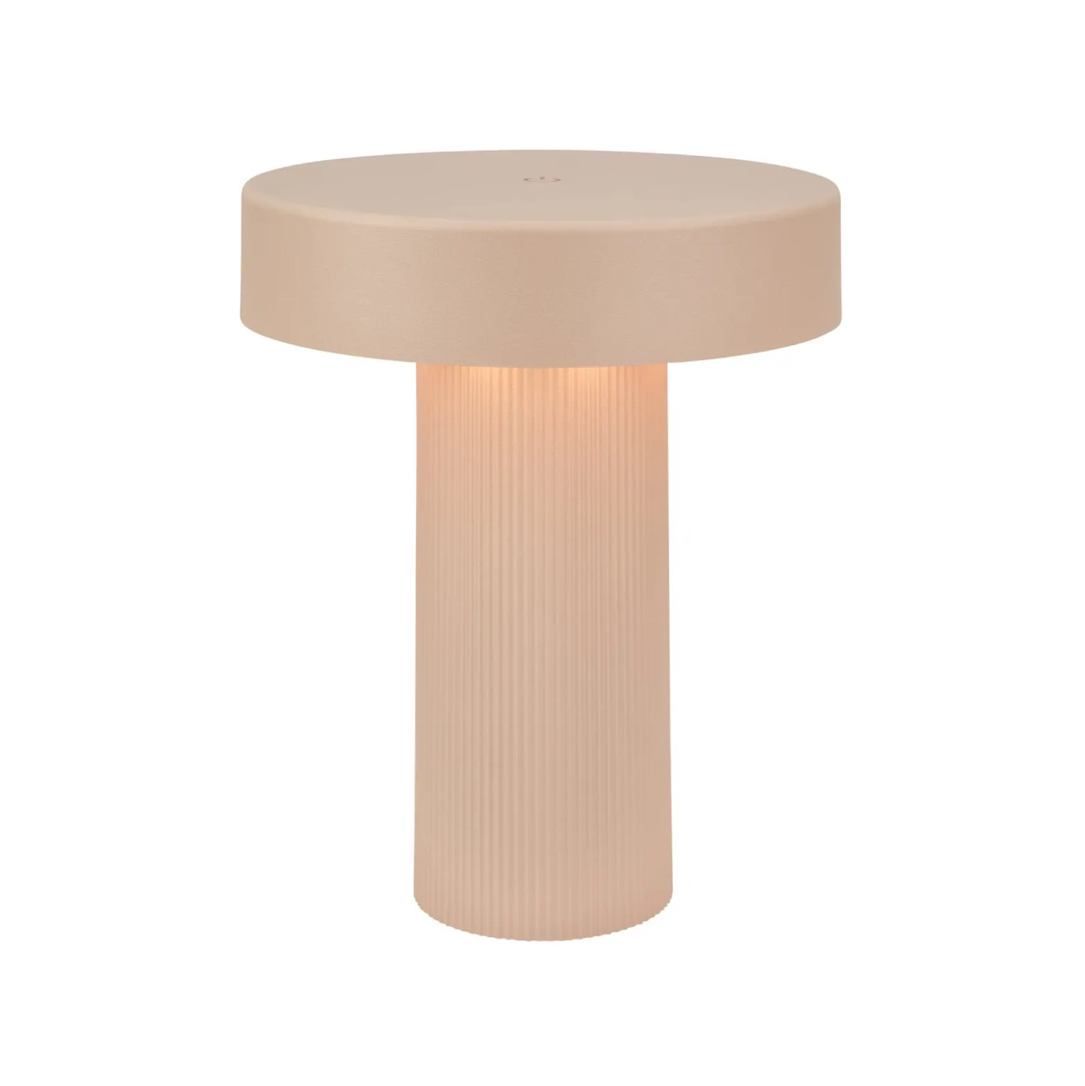 LED-Akku-Tischleuchte Bito, beige/beige, Höhe 20 cm, IP44