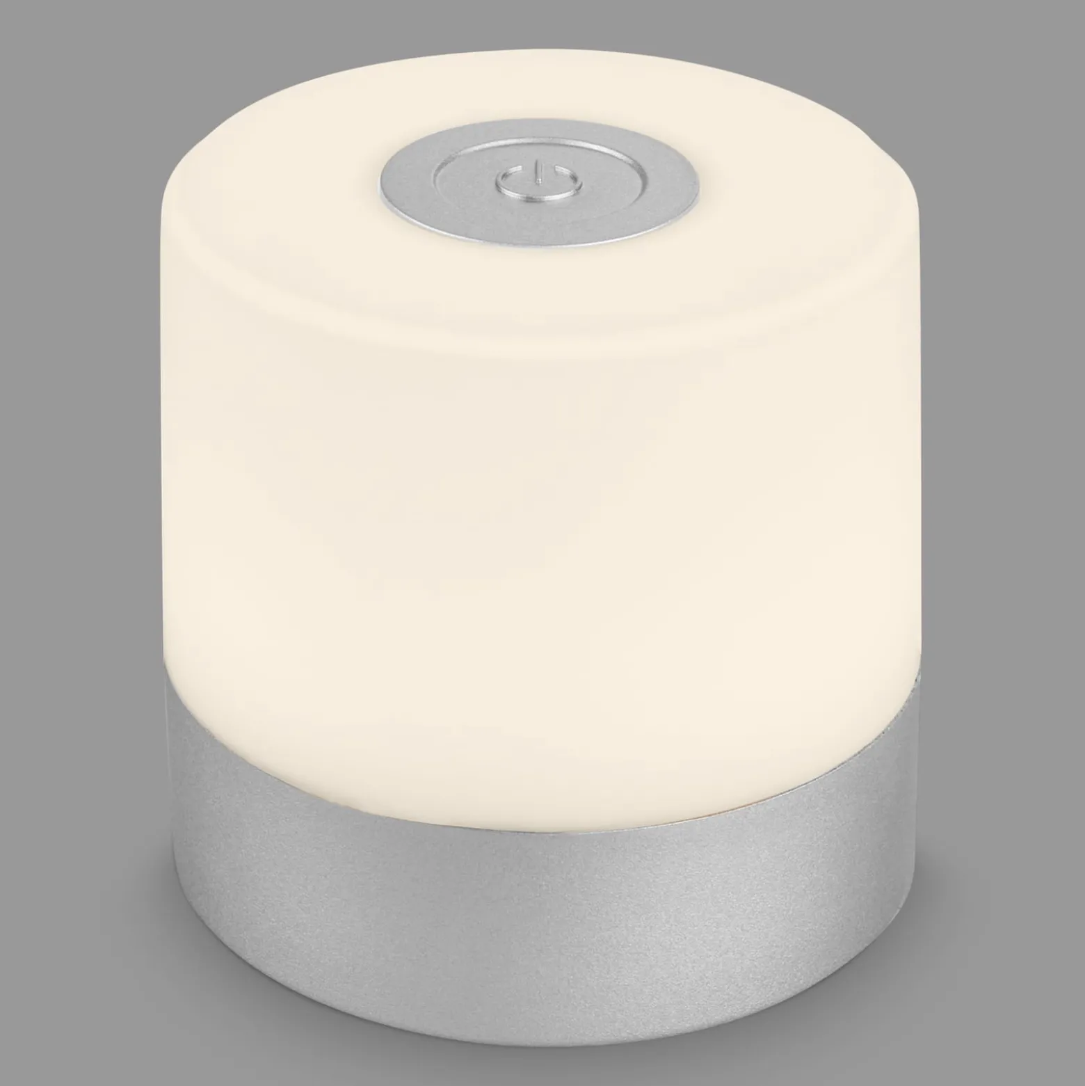 LED-Akku-Tischleuchte Smal, chromfarben, 2.700K, dimmbar