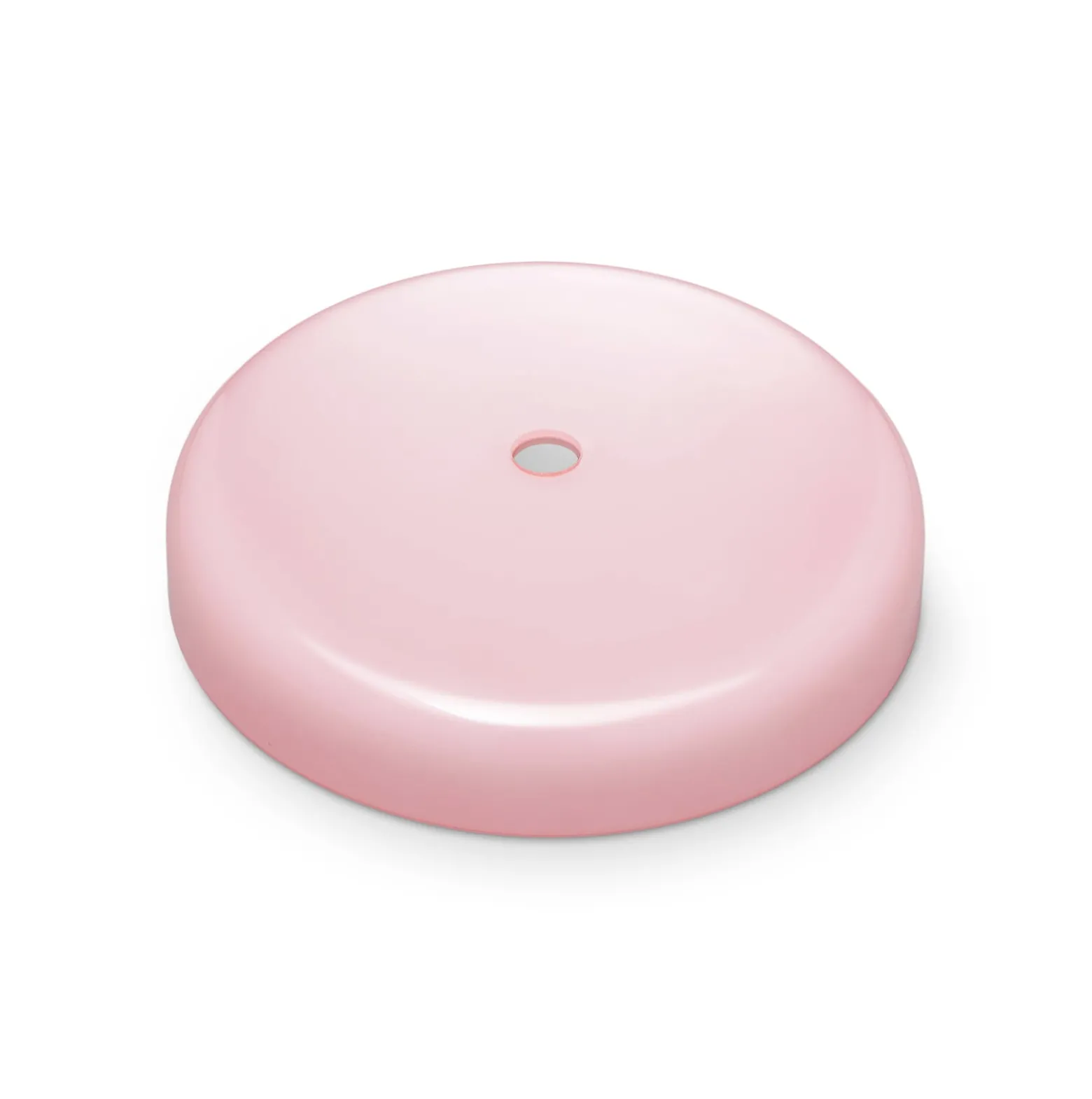 LED-Akkutischleuchte Trip, grau / rosa, Marmor, Glas, IP44