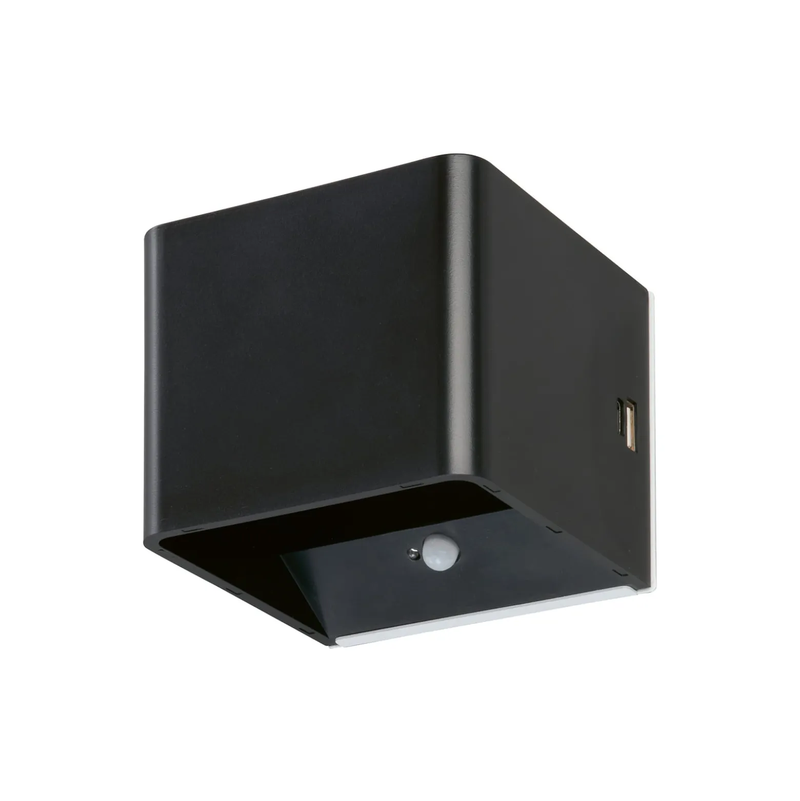 LED-Akku-Wandlampe Magnetic, schwarz, USB, Bewegungsmelder