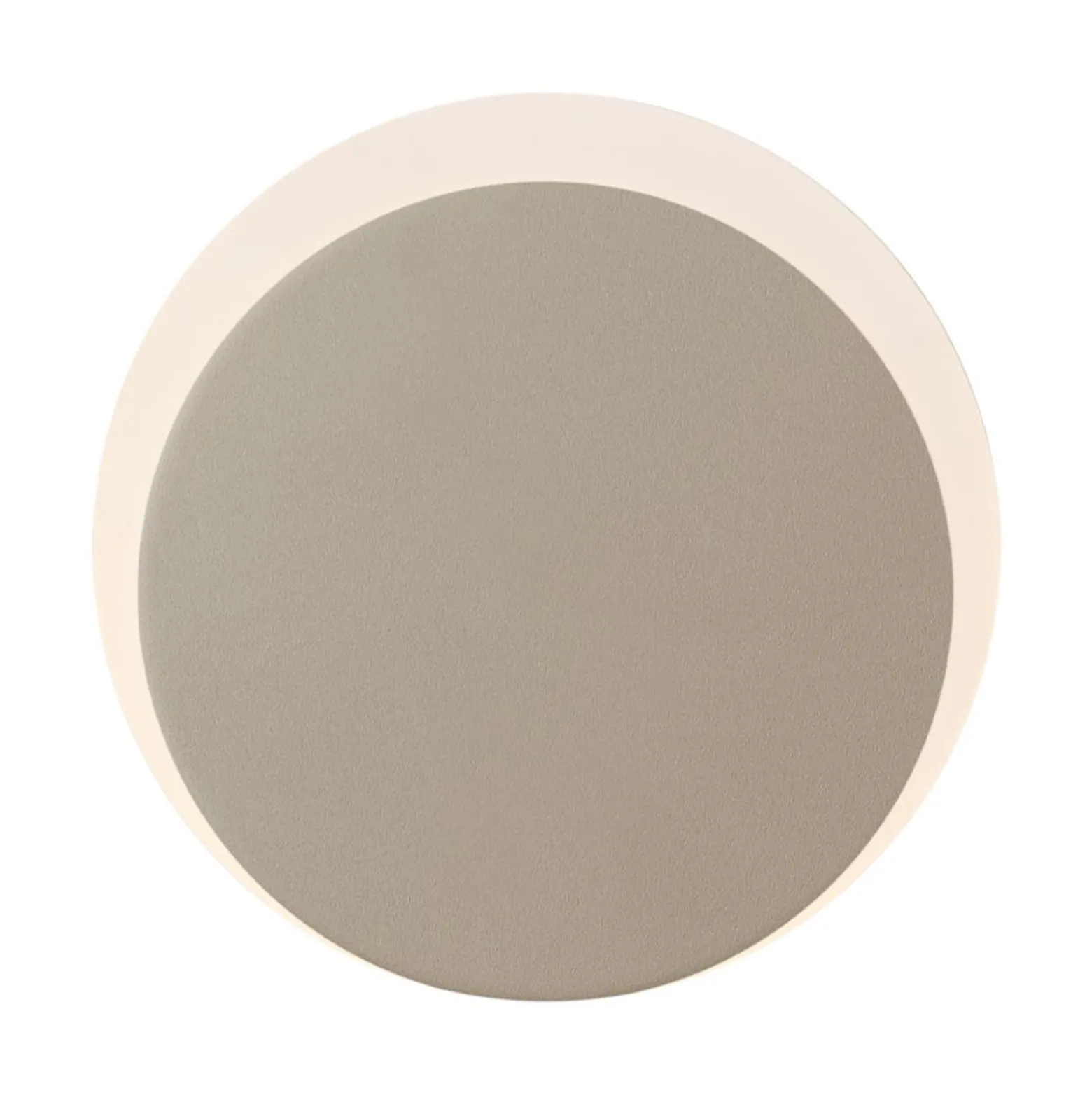 LED-Akku-Wandleuchte Sun-B, sandfarben, Ø 15cm, IP54, Dimmer