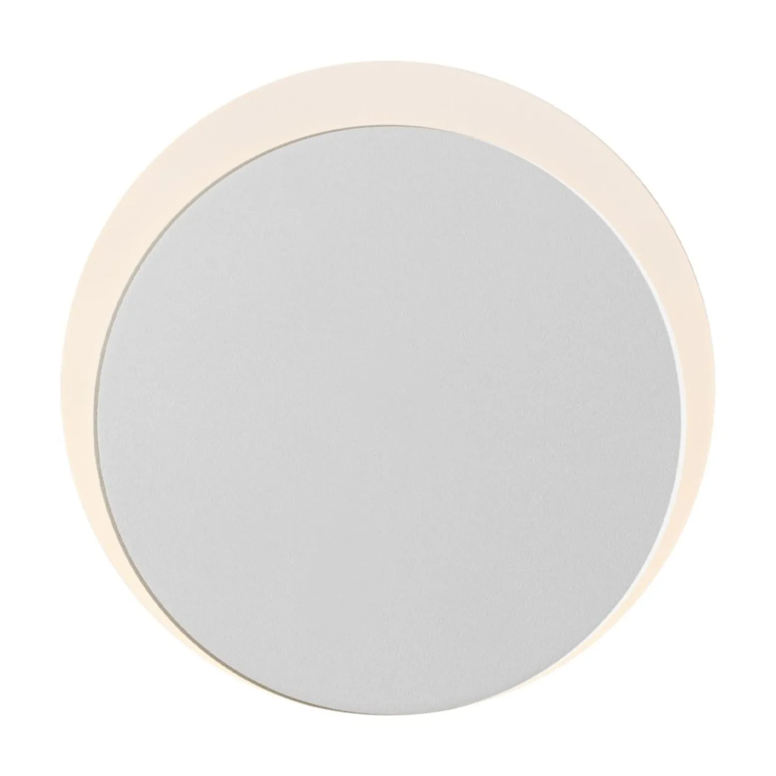 LED-Akku-Wandleuchte Sun-B, weiß, Ø 15 cm, IP54, USB, Dimmer