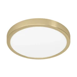 LED-Anbaupanel Fueva 5 IP20 830 messing Ø28,5cm