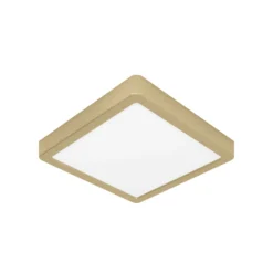 LED-Anbaupanel Fueva 5 IP20 830 messing 21x21cm