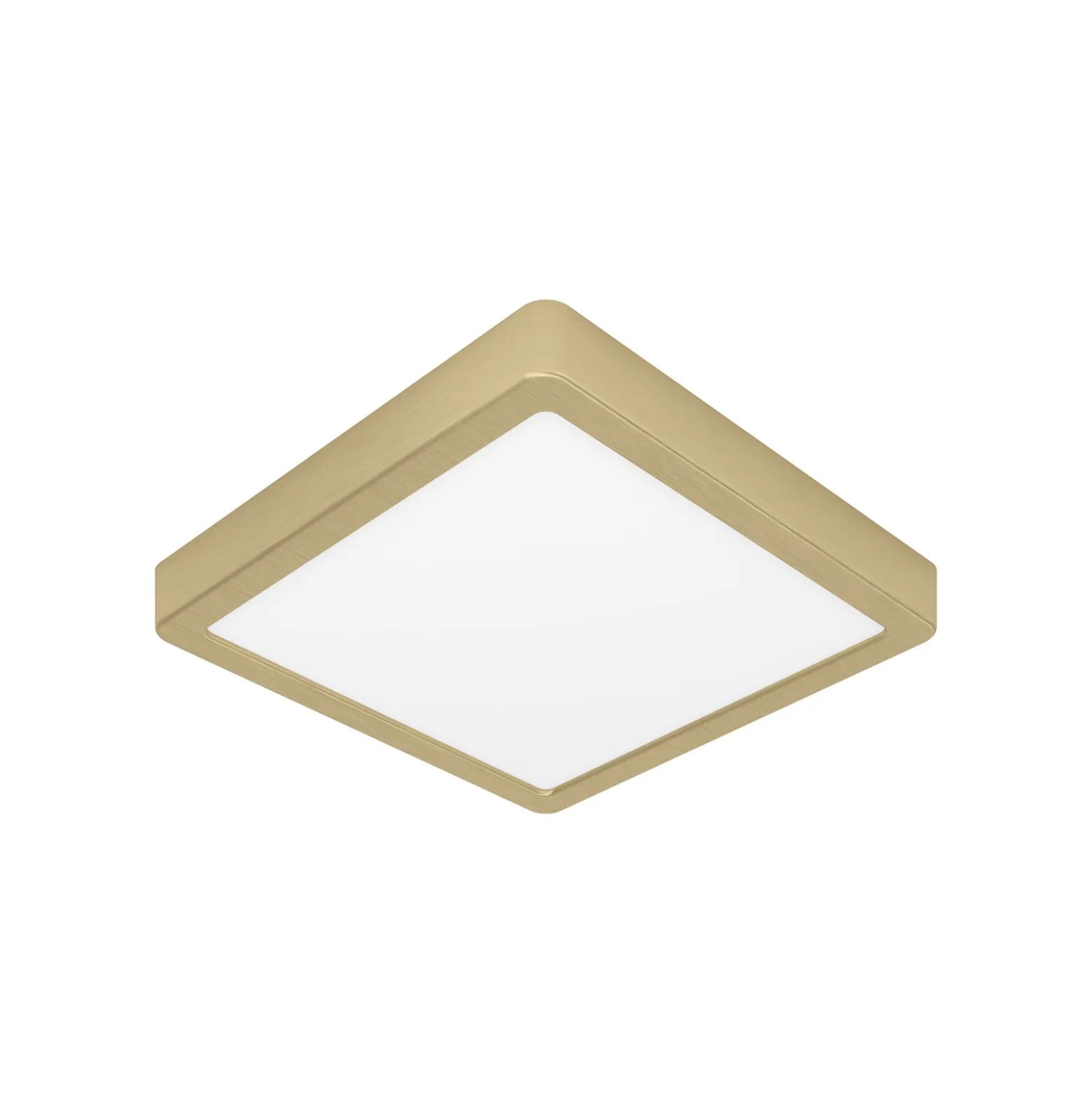 LED-Anbaupanel Fueva 5 IP20 830 messing 21x21cm