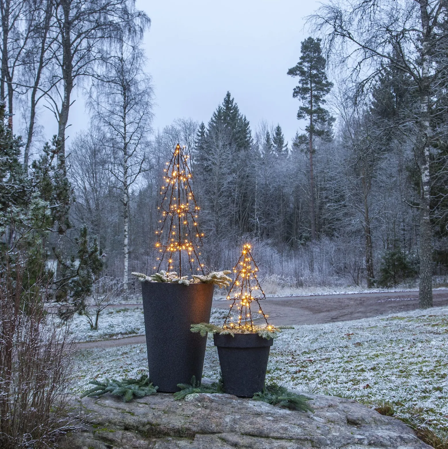 LED-Außendeko Light Tree Foldy, Höhe 50 cm