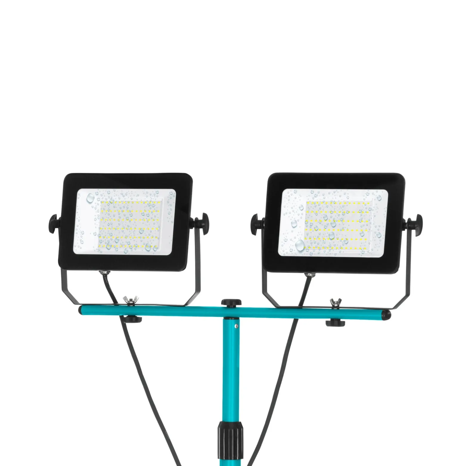 LED-Außenstrahler Avelar, schwarz/türkis, Höhe 193 cm Metall
