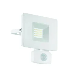 LED-Außenstrahler Faedo 3 mit Sensor, weiß, 20W