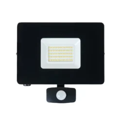 LED-Außenstrahler Faedo 3 mit Sensor, schwarz, 50W