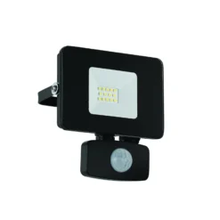 LED-Außenstrahler Faedo 3 mit Sensor, schwarz, 10W